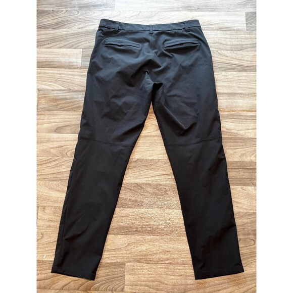 Lululemon Pants Mens 36x32 Black Chino ABC Classic Fit Stretch 5 Pocket Tech - Picture 3 of 8